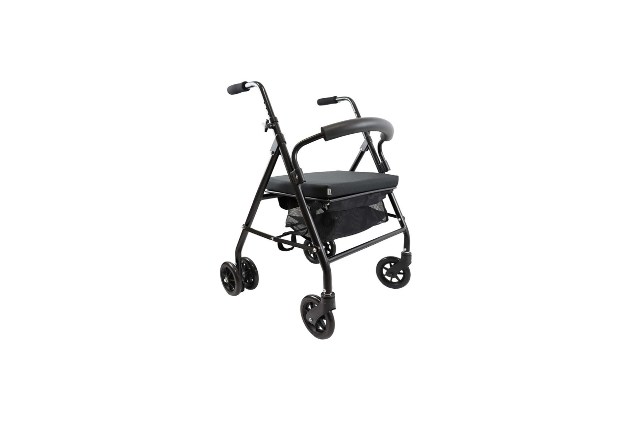 Andador Kmina COMFORT – FRENO PRESIÓN NEGRO